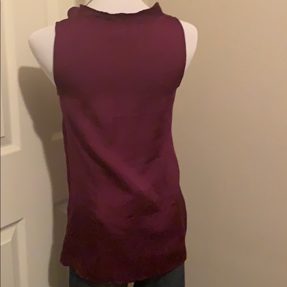 Purple Ruffled Blouse - Picture 4 of 4